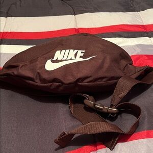 Nike Dark Brown Fanny Pack Waist Bag!!
